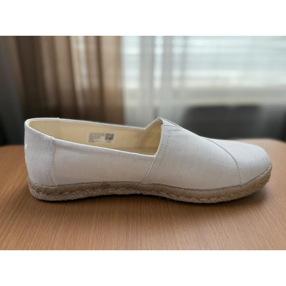 Toms Women Alpargata Rope Canvas Slip-On Sneakers Off White SZ 9.5 M Espadrille - Picture 12 of 16